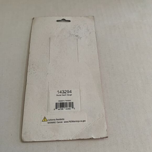 Router Depth Gauge Marked in 16ths From 1/8" Through 1" Brand New - Picture 6 of 6